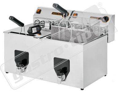 Fritéza FF 15+15 TR NVV s výpustí