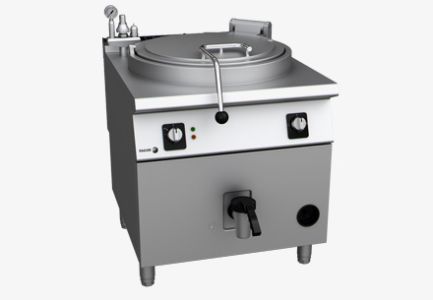 Plynový varný kotel dvouplášťový M-G915 BM- 150 L