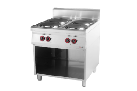 Elektrický sporák REDFOX SP 90/80 E - Sporák el. 4x plotýnka s pod. 400 V