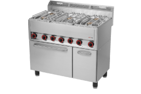 Plynový sporák s el. troubou REDFOX KSPT 99/5 S GE