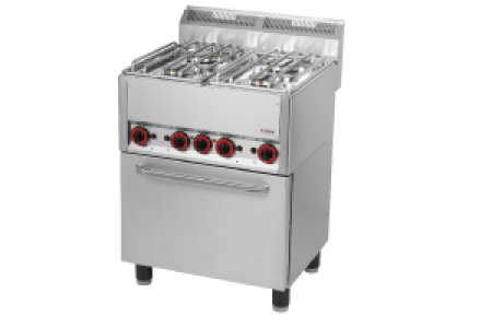 Plynový sporák s el. troubou REDFOX KSPT 66 GE